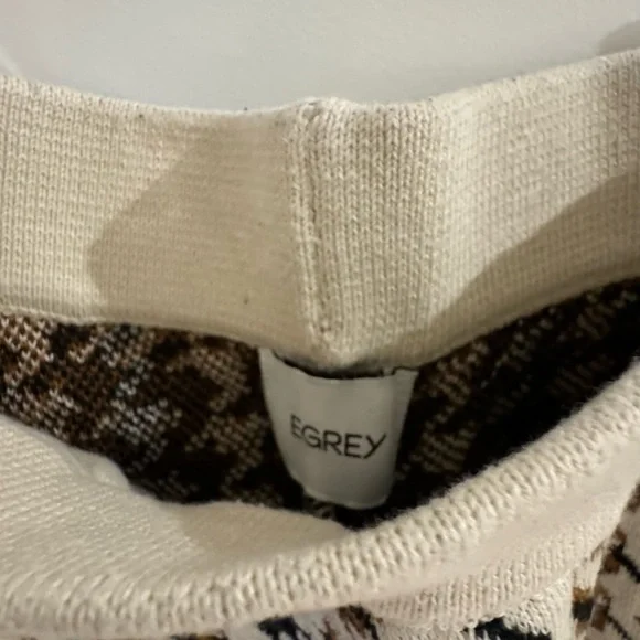 Egrey Stretch Patterned pants - Picture 3 of 6